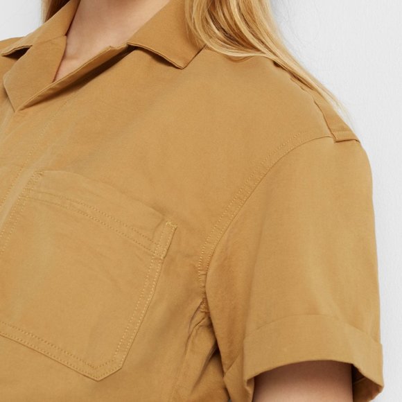 ~SOLD~ Club Monaco Short Sleeve Utility Jumpsuit NWT - Picture 2 of 9